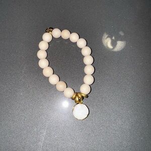 Cream Beaded Bracelet